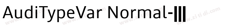 AudiTypeVar Normal字体转换 AudiTypeVar Normal字体转换
